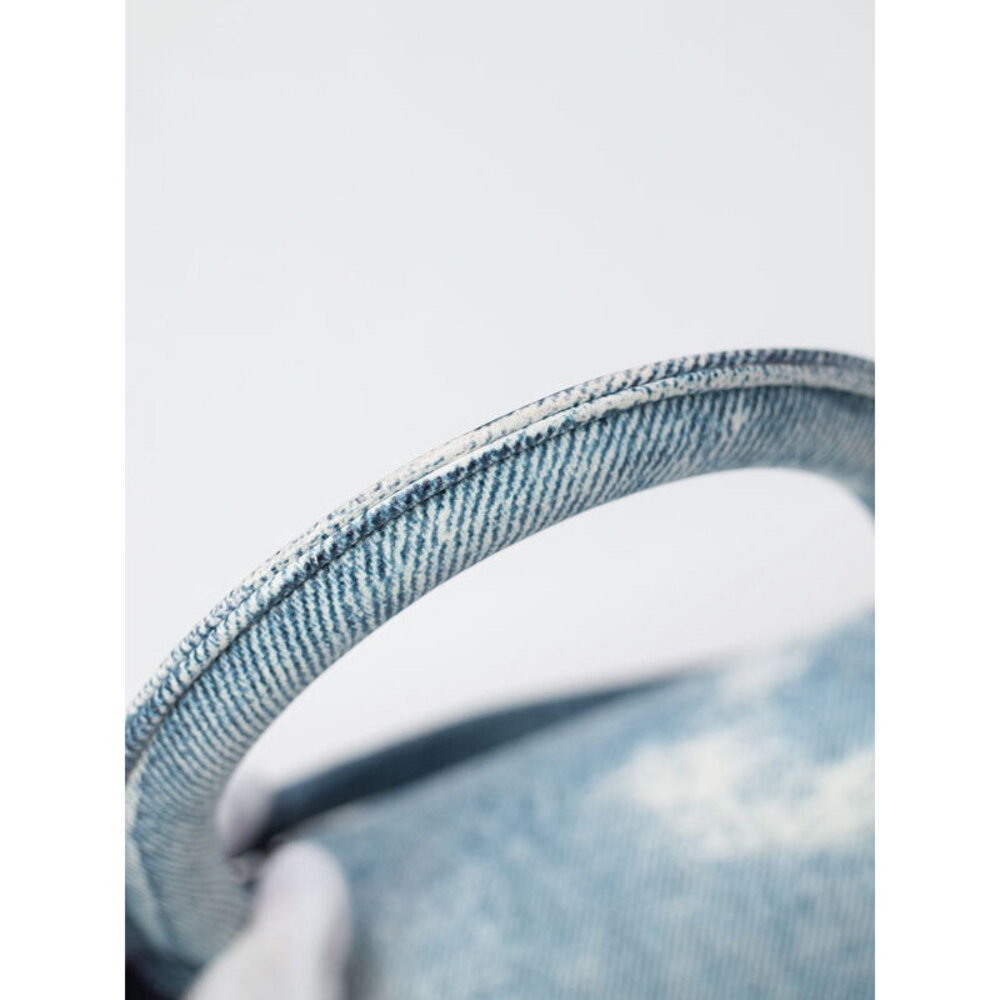 BALENCIAGA Hourglass Handbag Denim Bag - Picture 9 of 9